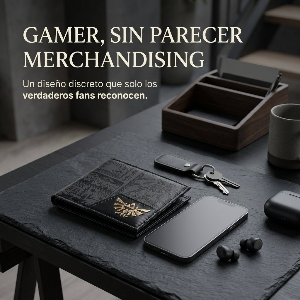 Cartera Gamer Trifuerza Retro