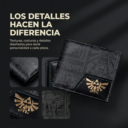 Cartera Gamer Trifuerza Retro